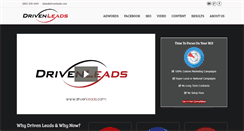 Desktop Screenshot of drivenleads.com